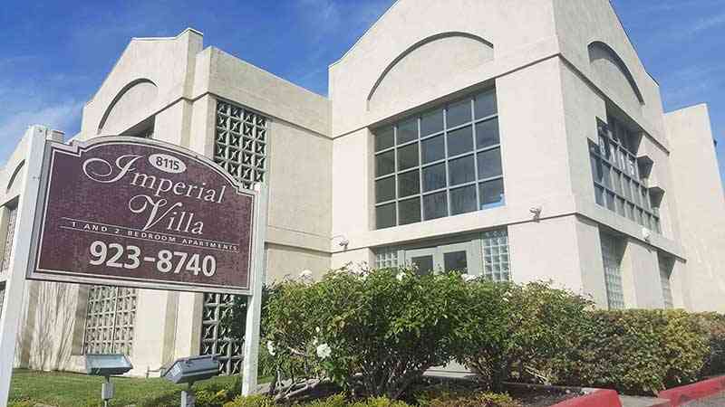 monument sign and building exterior facade